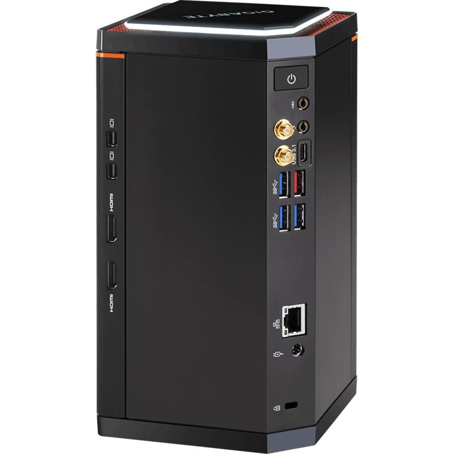 Gigabyte BRIX Gaming GB-BNI7HG6-1060 Gaming Desktop Computer - Intel Core i7 7th Gen i7-7700HQ 2.80 GHz DDR4 SDRAM - Ultra Compact