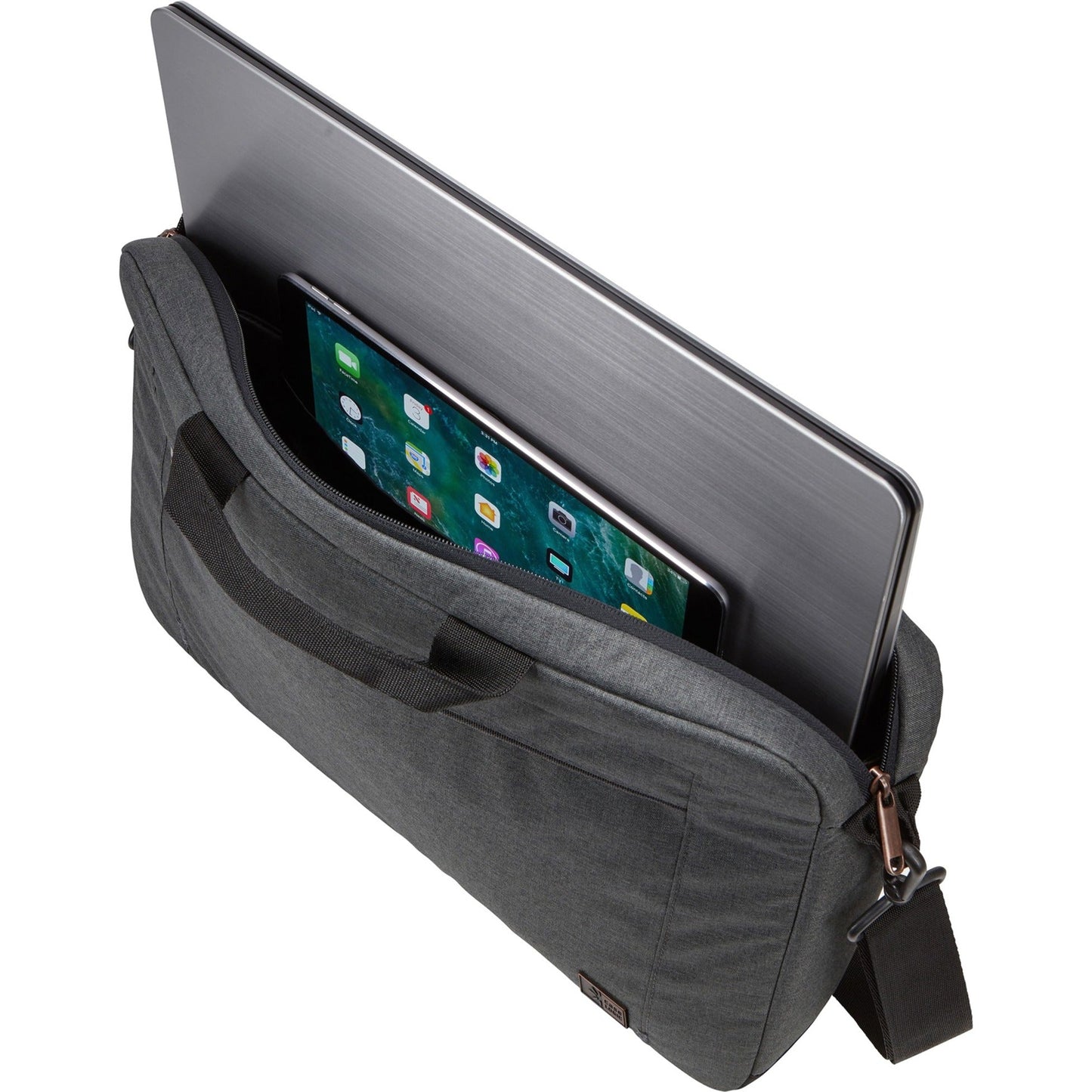 Case Logic Era Carrying Case (Attaché) for 10.5" to 15.6" Notebook Tablet PC Cell Phone - Obsidian