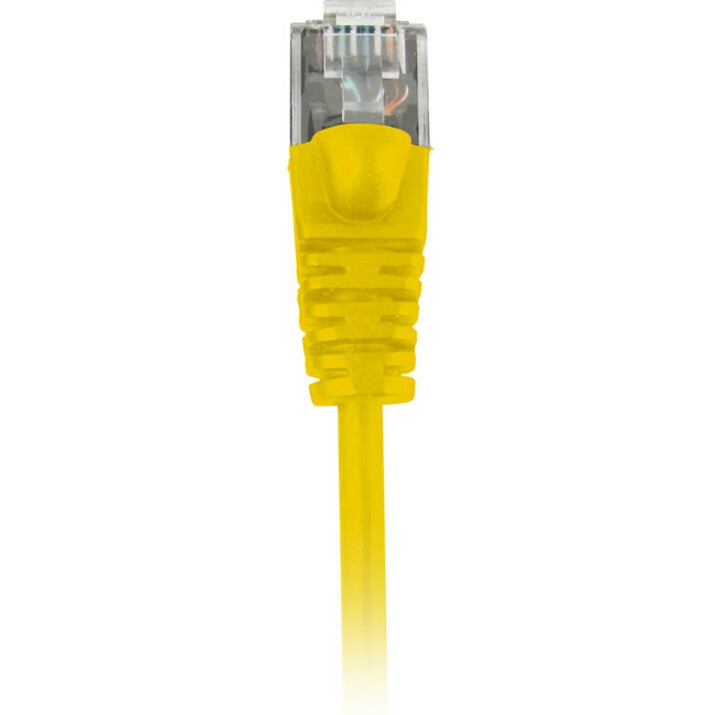 Comprehensive MicroFlex Pro AV/IT CAT6 Snagless Patch Cable Yellow 1ft