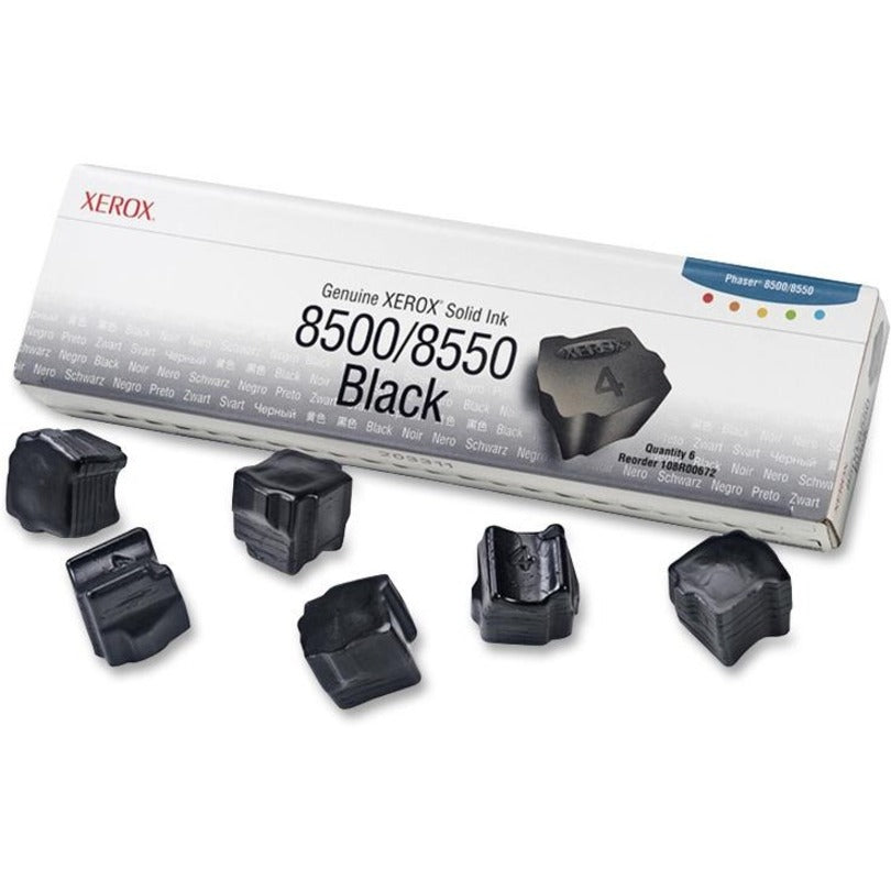 6PK BLACK SOLID INK STICK FOR