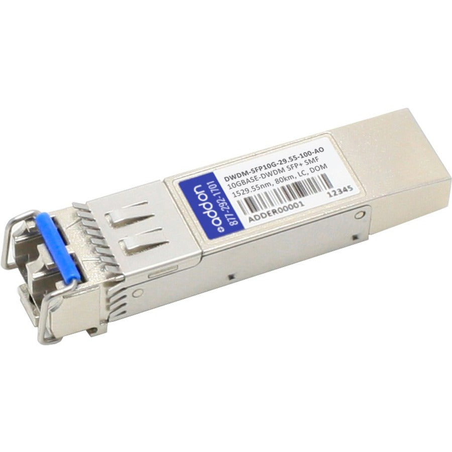 AddOn Cisco DWDM-SFP10G-29.55 Compatible TAA Compliant 10GBase-DWDM 100GHz SFP+ Transceiver (SMF 1529.55nm 100km LC DOM)