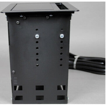 Wiremold InteGreat All Power Table Box Cord Ended Aluminum