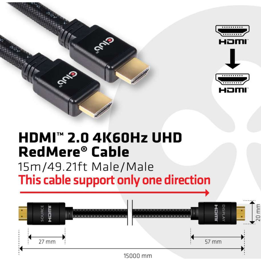 Club 3D CAC-2313 HDMI Audio/Video Cable With Ethernet