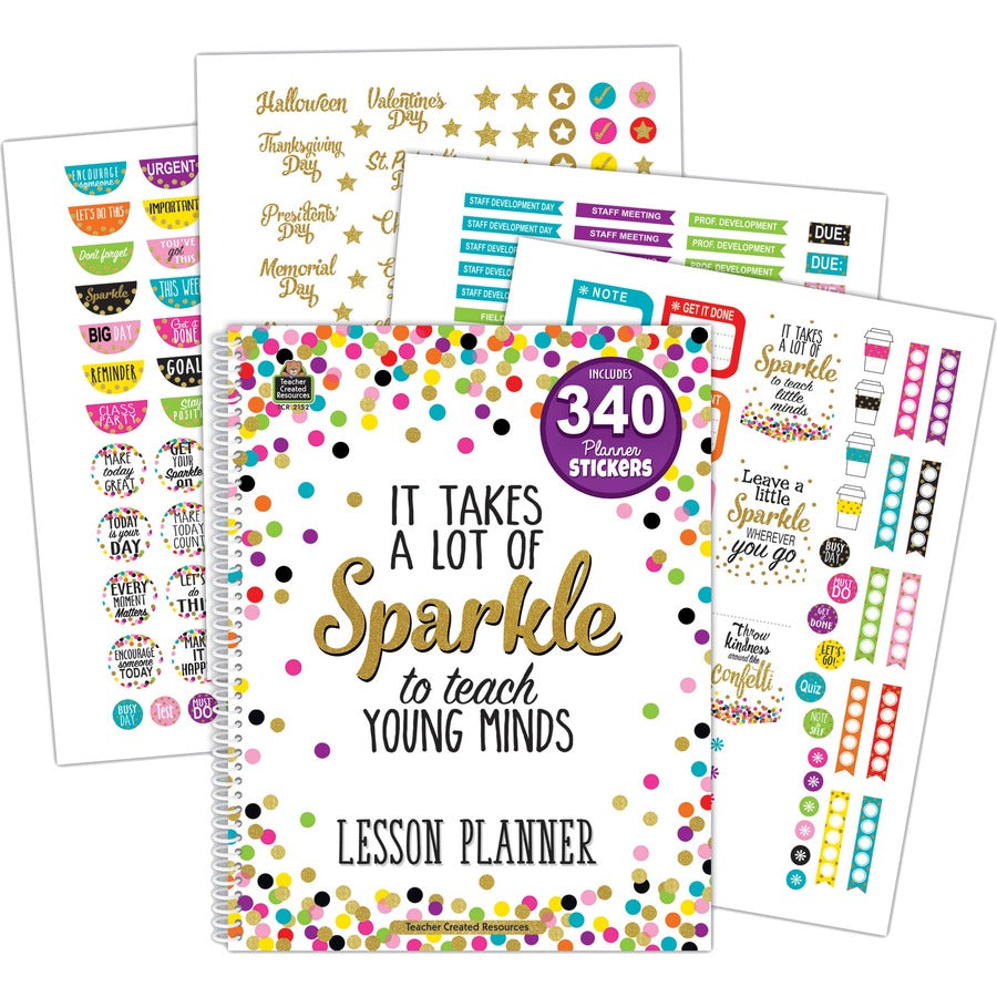 Teacher Created Resources Confetti Lesson Planner