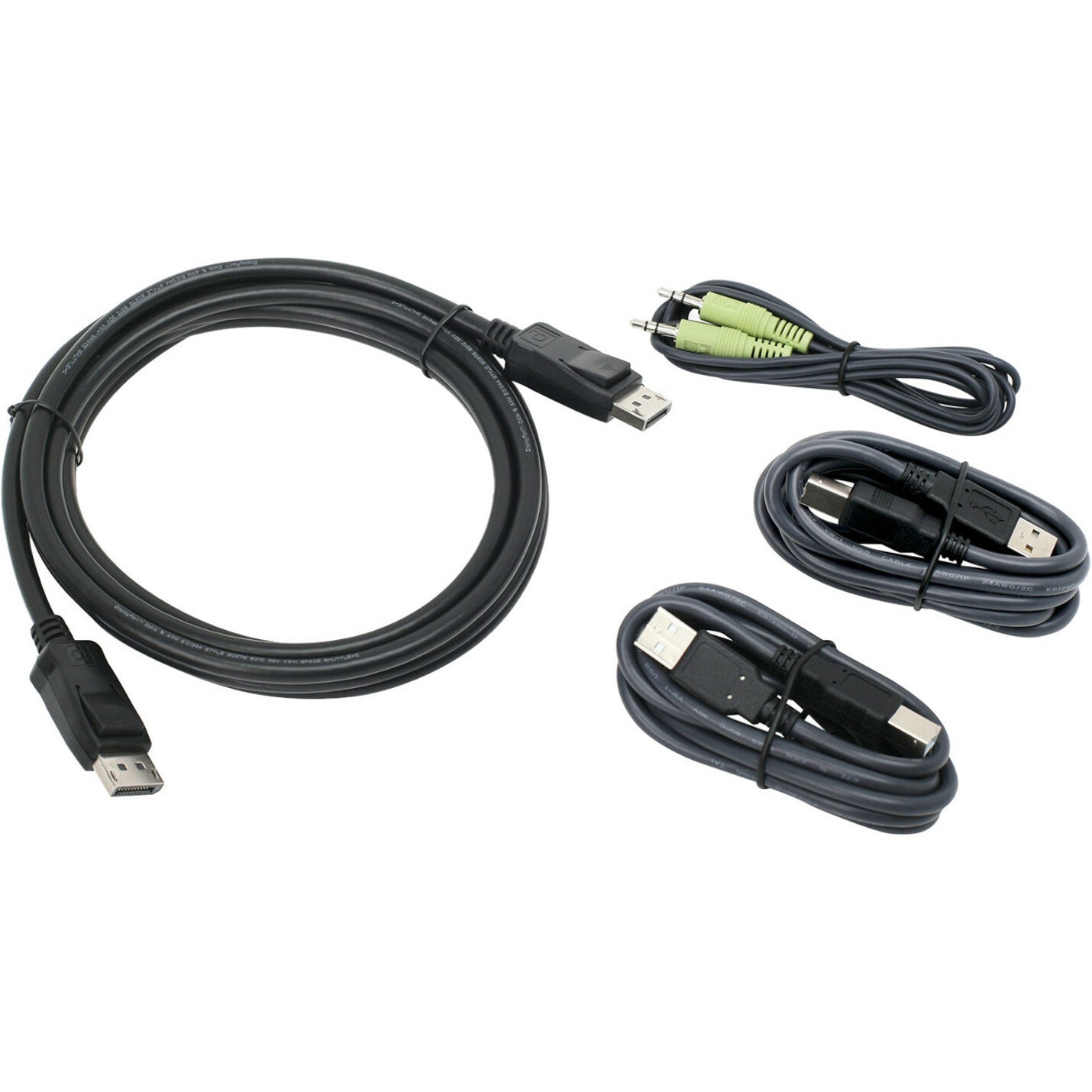 IOGEAR 10 Ft. DisplayPort USB KVM Cable Kit with Audio (TAA)
