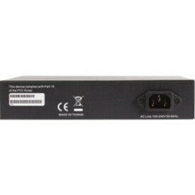 Luxul 12-Port Front-Facing Rackmounted Switch - 8-PoE+ Ports