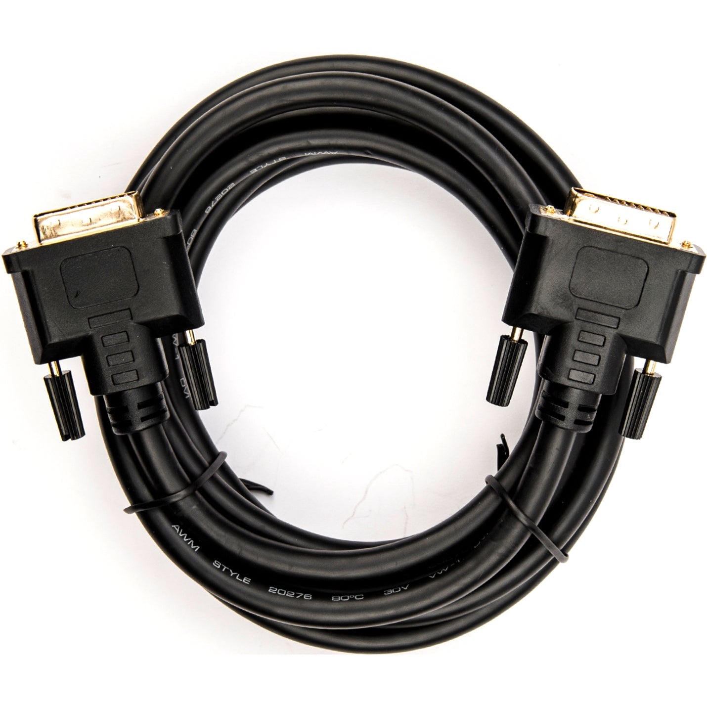 Rocstor Premium DVI-D Dual Link Display Cable (m/m) Black - DVI for Video Device Monitor Projector TV - 1.24 GB/s - 10 ft - 1 Pack - 1 x DVI (Dual-Link) Male Digital Video - 1 x DVI (Dual-Link) Male Digital Video - Nickel Plated Connector - Black