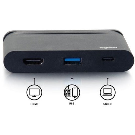 C2G USB C Mini Dock with HDMI USB & Power Deliery up to 100W