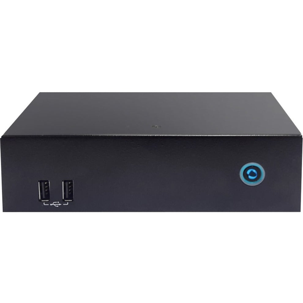 AOpen Digital Engine DE6340 Desktop Computer - AMD Ryzen V1807B - 8 GB RAM DDR4 SDRAM - 64 GB SSD - Black