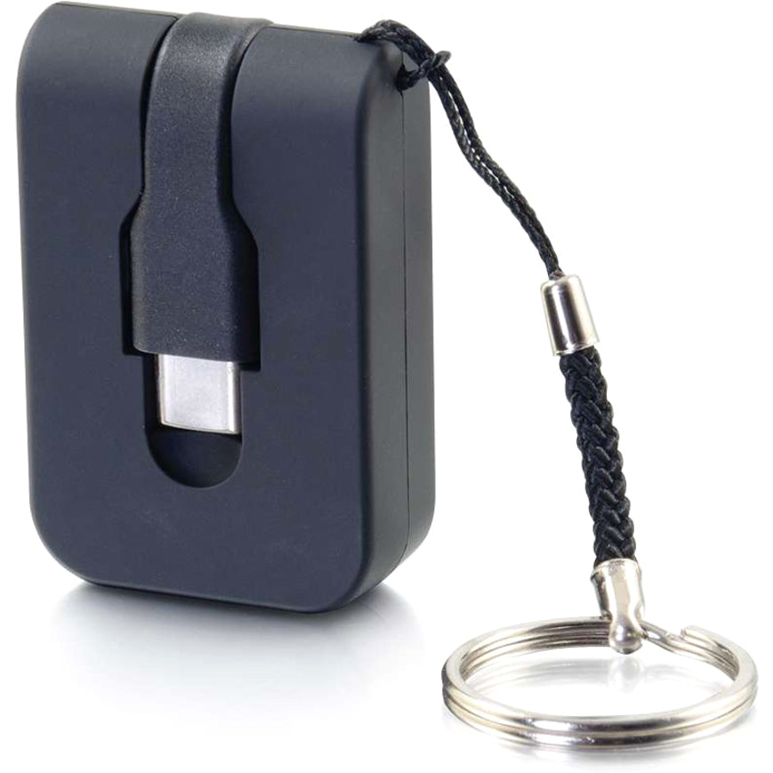 C2G USB C to DisplayPort Adapter - Travel Adapter with Keychain