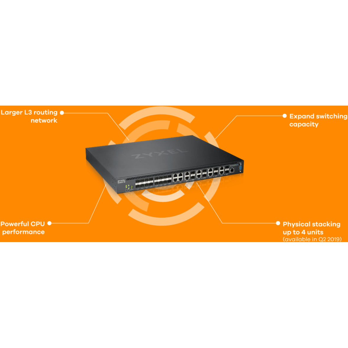 ZYXEL 28-port 10GbE L2+ Managed Switch