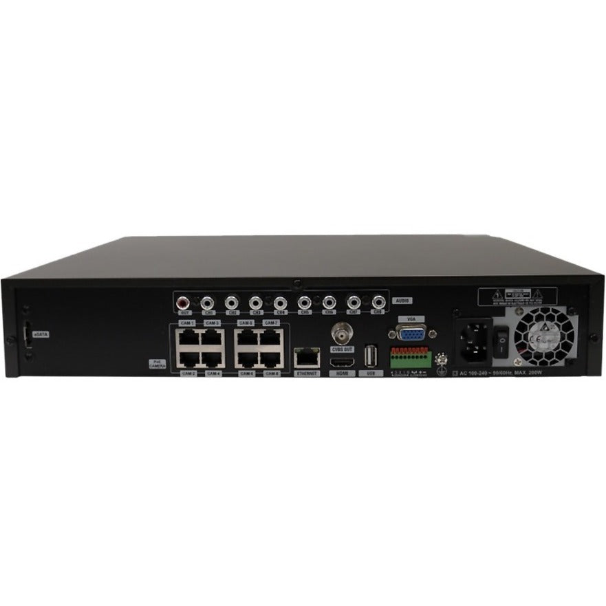 Speco 16 Channel NVR with 16 Built-In PoE+ Ports - 32 TB HDD