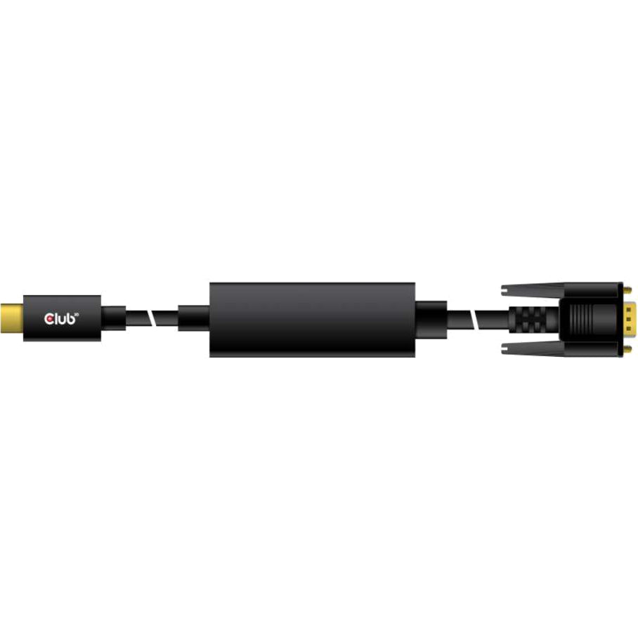 Club 3D USB Type C to VGA Active Cable M/M 5m/16.40ft