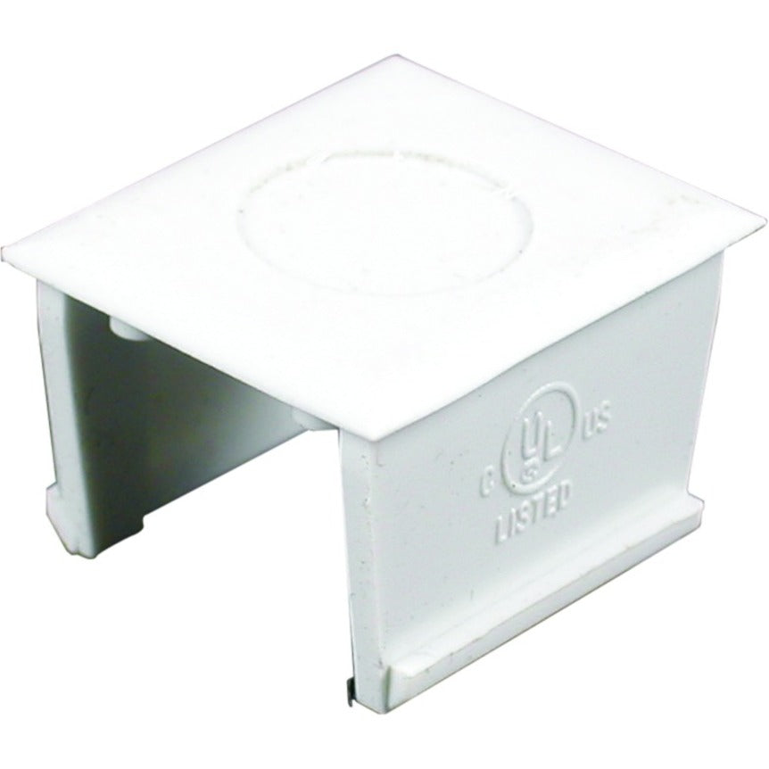 Wiremold 5004WH Mounting Adapter for Cable Raceway - White