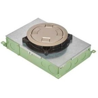 Wiremold RFB2E-OG Series Two Compartment Recessed On-Grade Floor Box