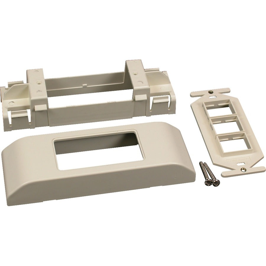 Wiremold Mounting Bracket for Cable Raceway - Ivory