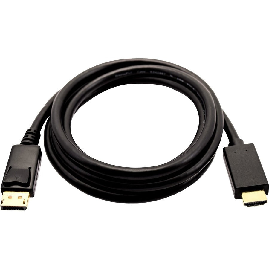 DP TO HDMI CABLE 2M 6FT BLACK