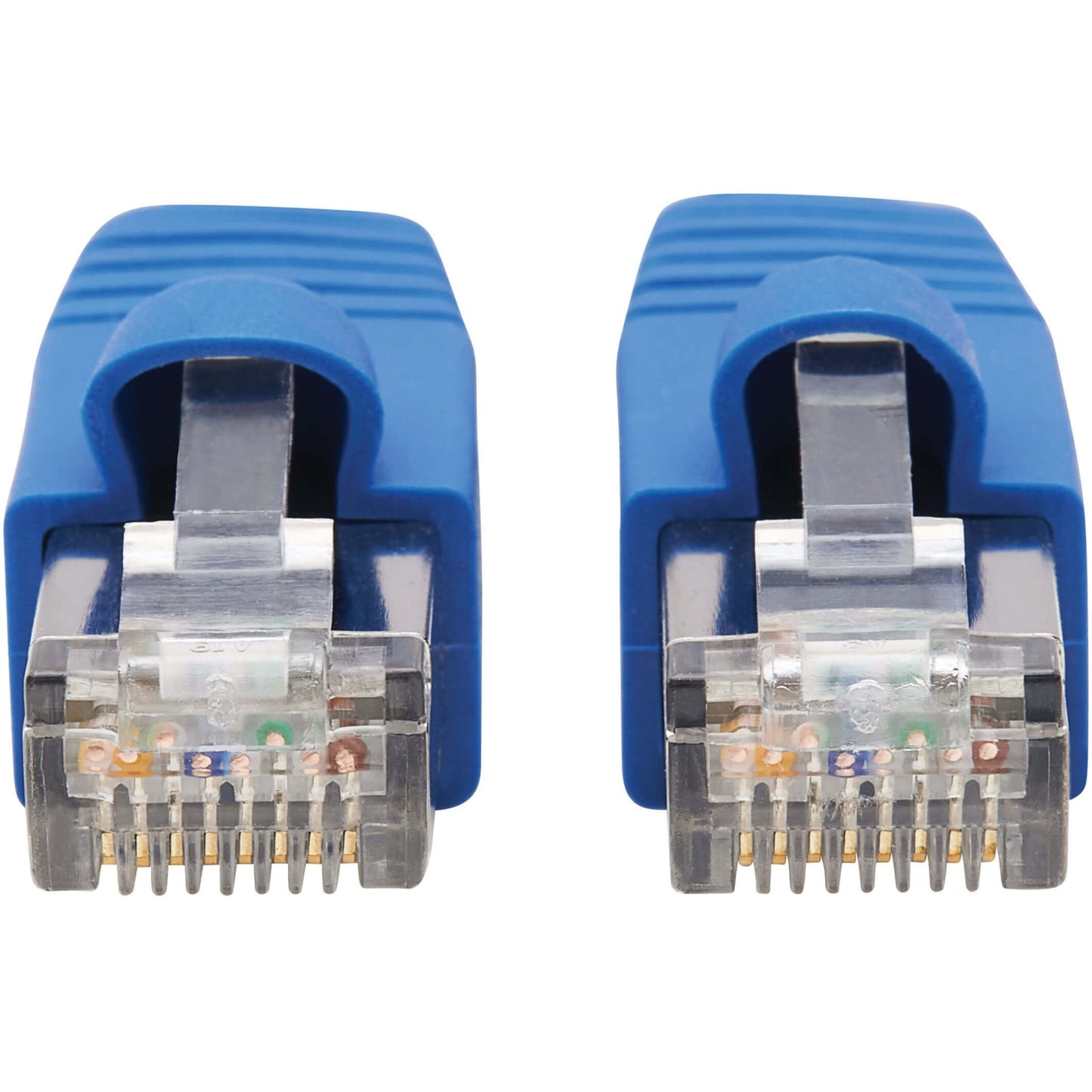 Tripp Lite Cat6a 10G Snagless F/UTP Ethernet Cable (RJ45 M/M) PoE CMR-LP Blue 50 ft. (15.24 m)