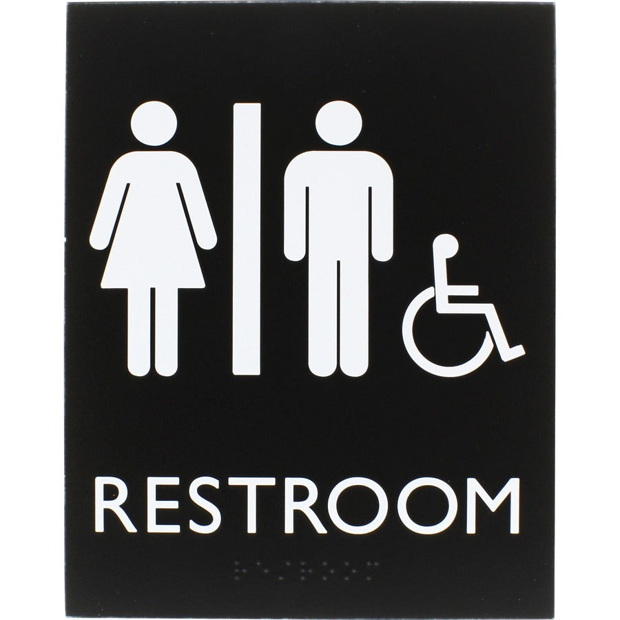 Lorell Restroom Sign