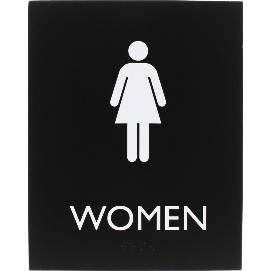 Lorell Restroom Sign