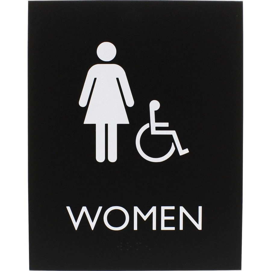 Lorell Restroom Sign