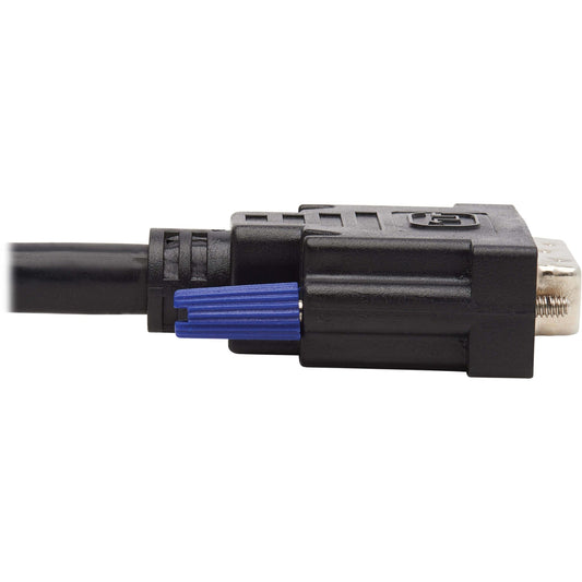 Tripp Lite DVI KVM Cable Kit DVI USB 3.5 mm Audio (3xM/3xM) + USB (M/M) + DVI (M/M) 10 ft. (3.05 m)