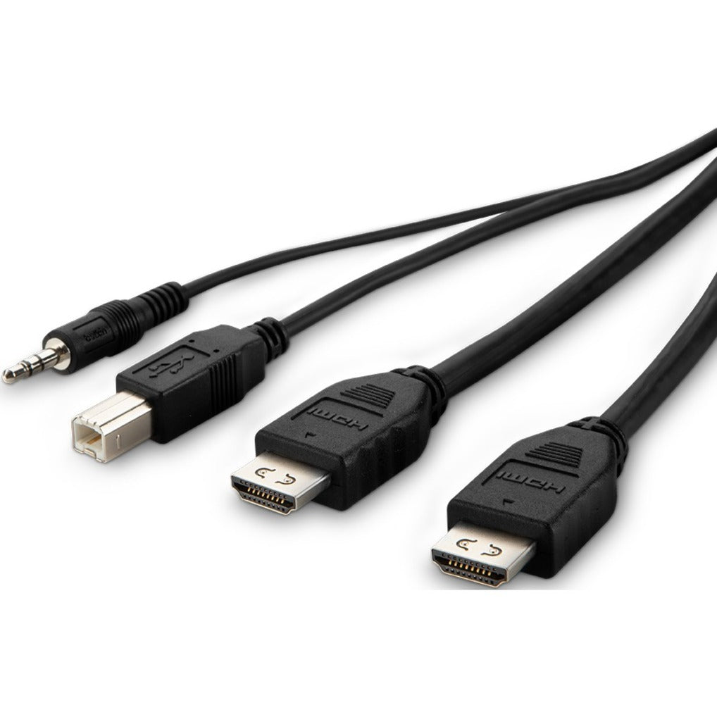 Belkin Dual DVI to HDMI High Retention + USB A/B + Audio Passive Combo KVM Cable