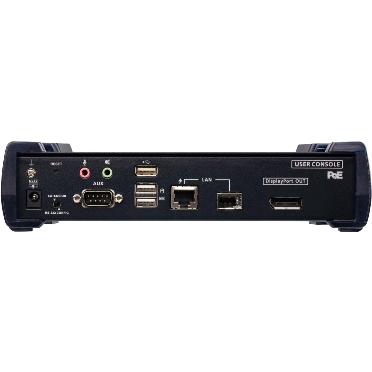 ATEN 4K DisplayPort Single Display KVM over IP Receiver with PoE