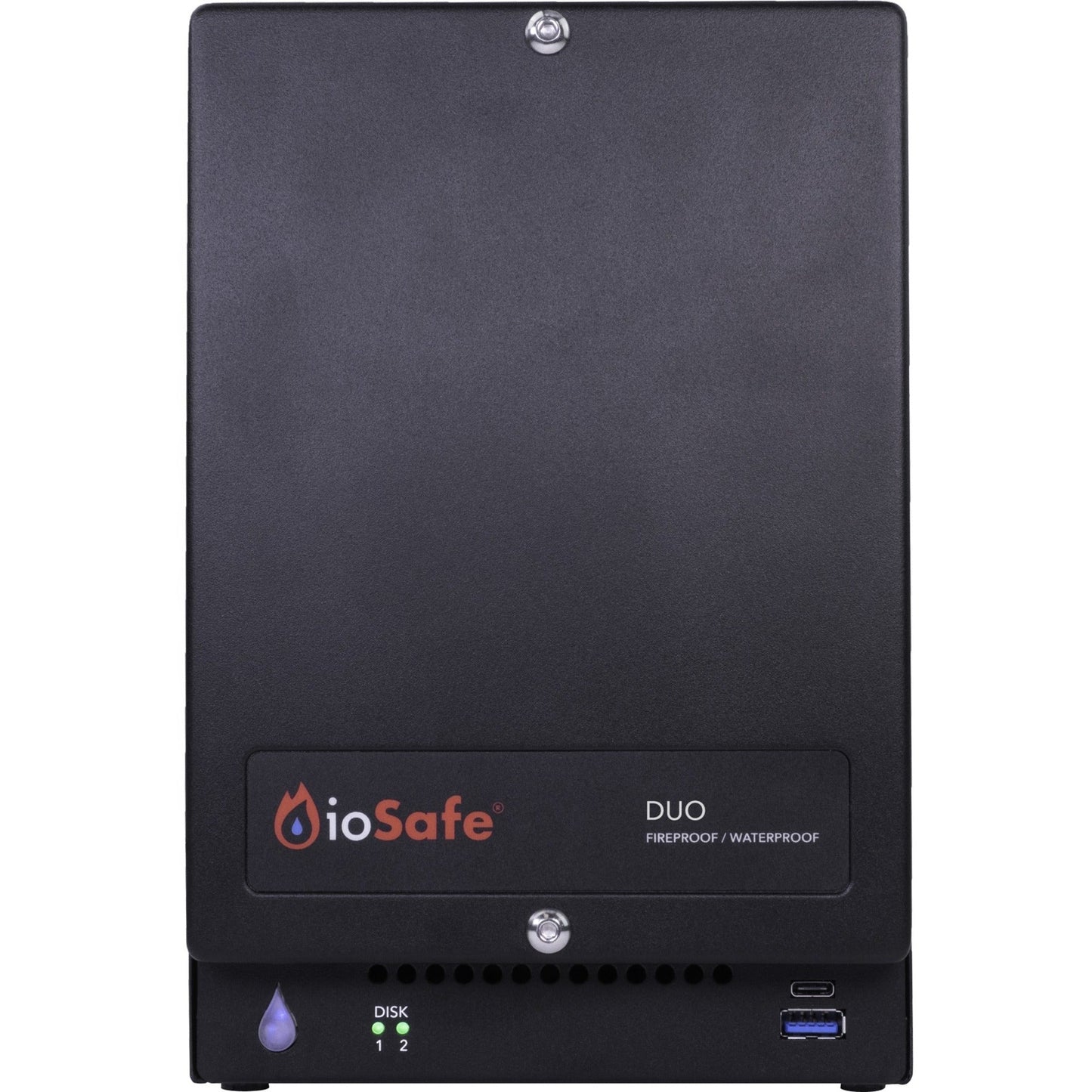 ioSafe Duo 8TB RAID 1 USB 3.2 Fireproof/Waterproof Desktop Hard Drive