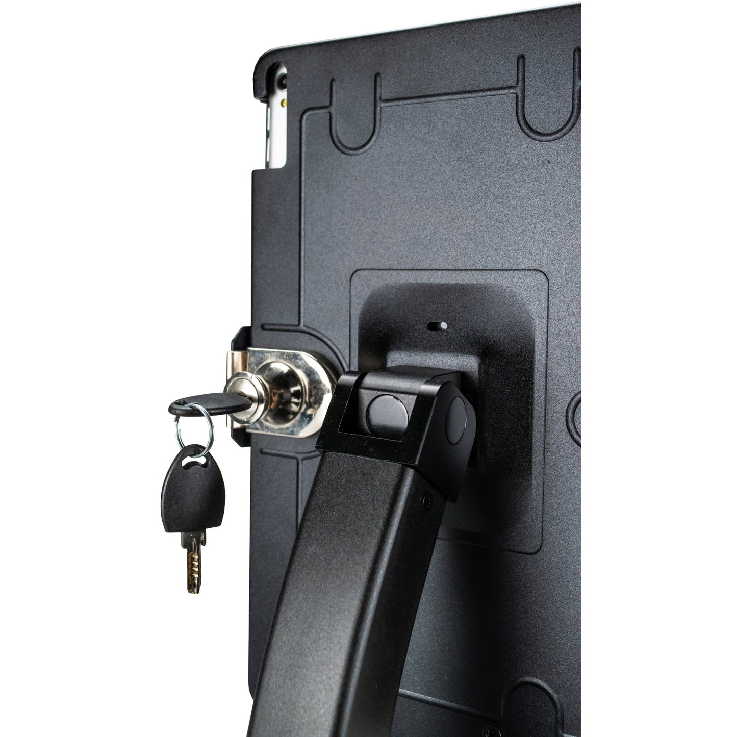 CTA Digital Dual Security Kiosk Stand with Locking Case and Cable for iPad 10.2 (Gen. 7) iPad Air 3 and iPad Pro 10.5 (Black)