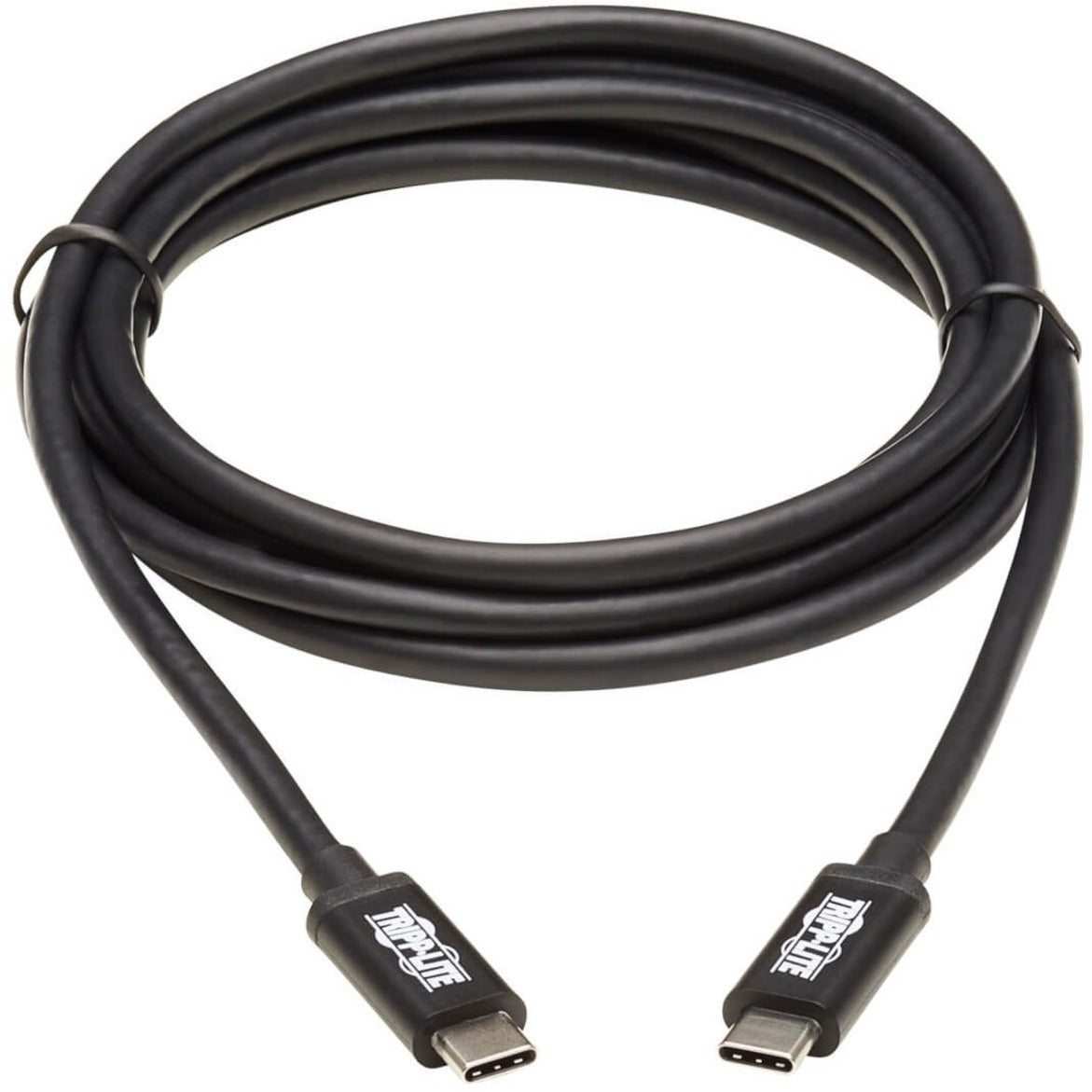 Tripp Lite Thunderbolt 3 Passive Cable (M/M) 20 Gbps 5A 100W Power Delivery 4K/60 Hz 1.5 m (5 ft.) Black