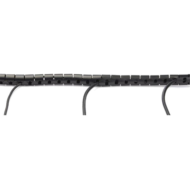 StarTech.com 2.5m / 8.2ft Cable Management Sleeve - Spiral - 25mm / 1" Diameter - W/ Cable Loading Tool - Expandable Coiled Cord Organizer