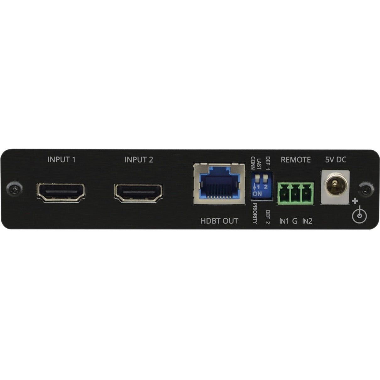 Kramer 2x1 4K60 4:2:0 HDCP 2.2 HDMI Auto Switcher over HDBaseT
