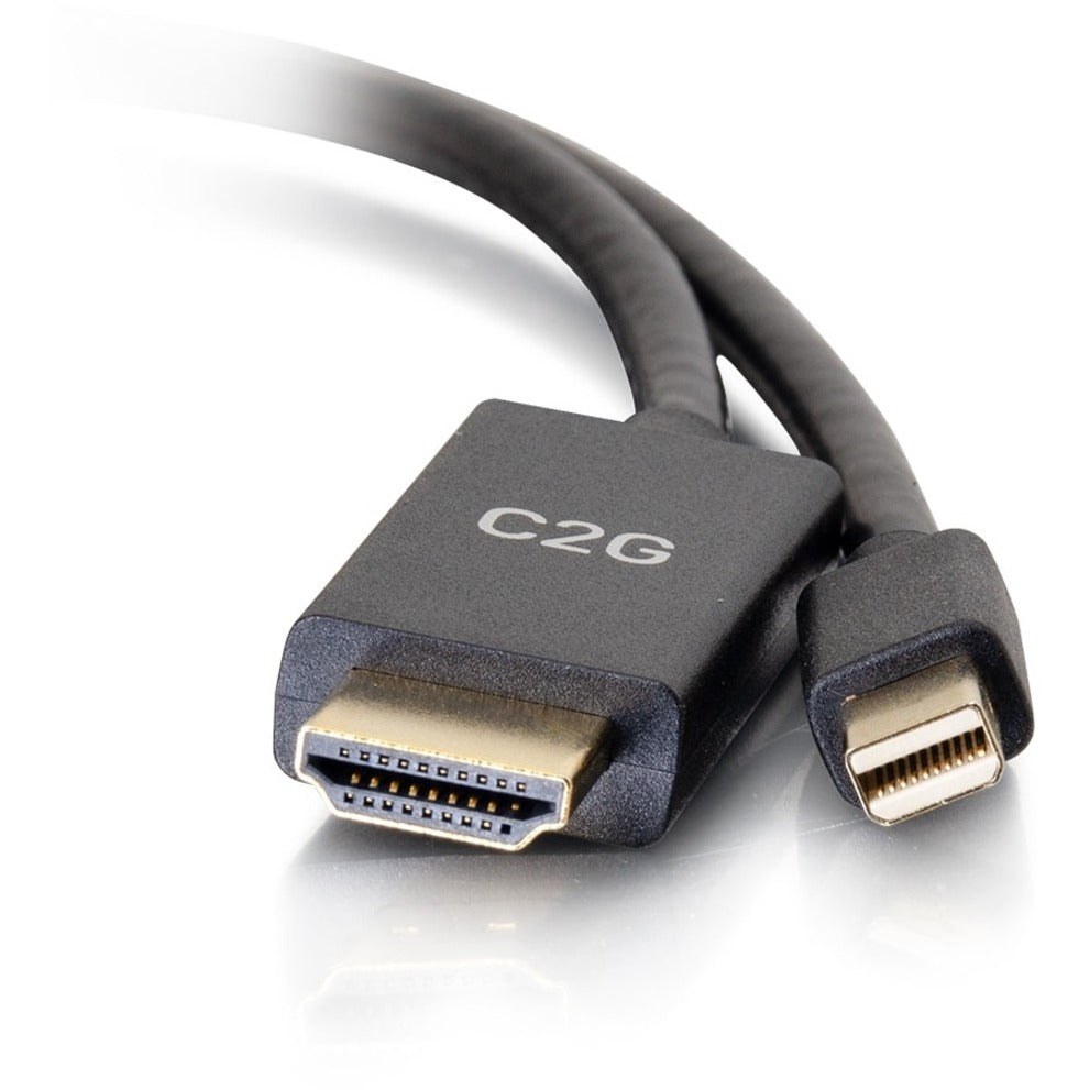 C2G 6ft Mini DisplayPort to HDMI Cable - 4K mDP Male to HDMI Male - M/M