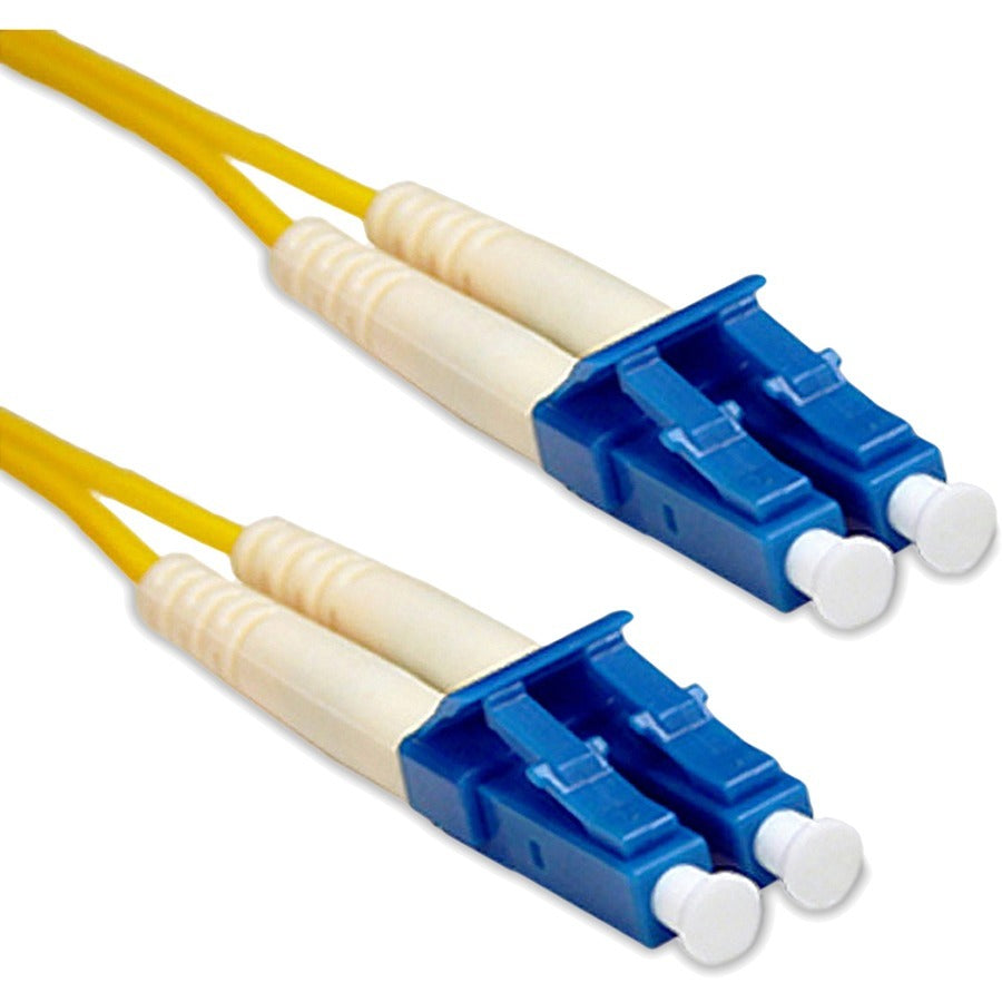ENET LC to LC OM3 50/125 10G Multimode Duplex Yellow Fiber Cable 10 Meter