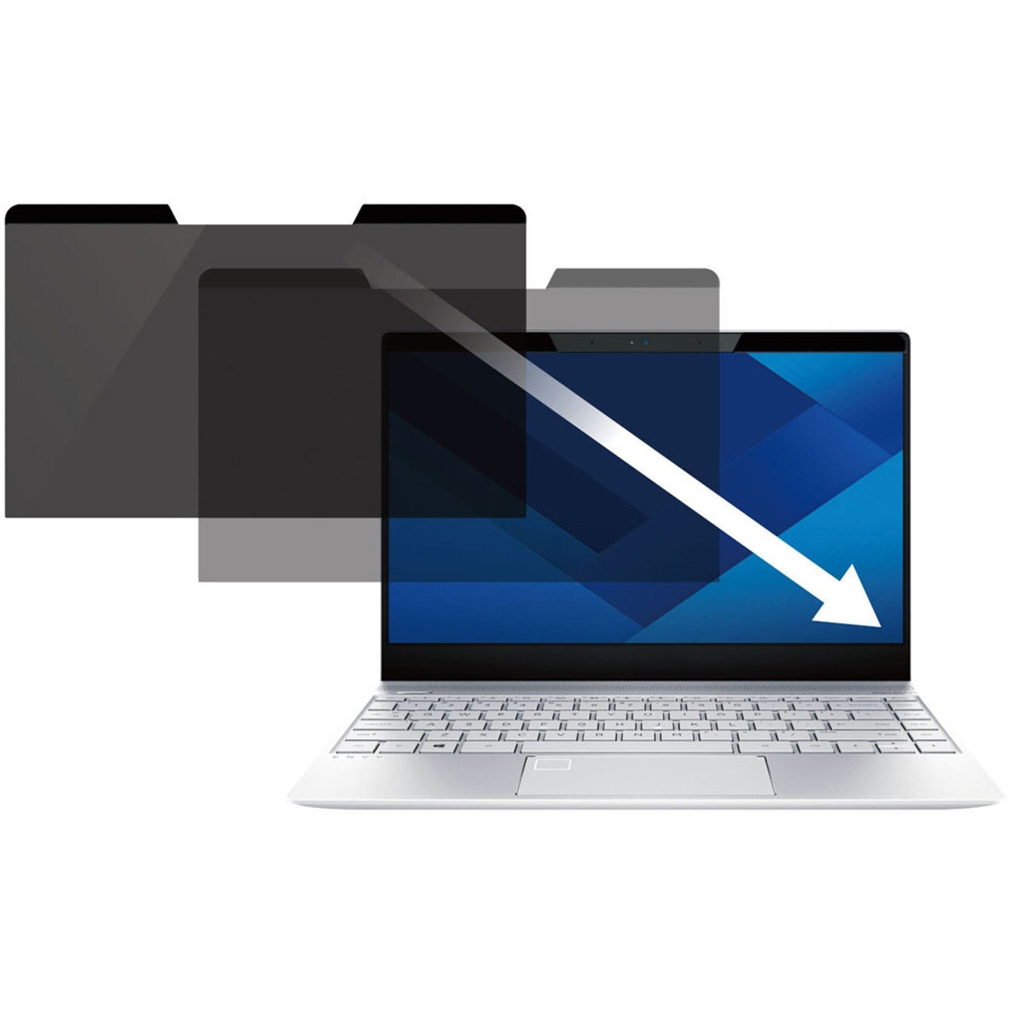 StarTech.com Laptop Privacy Screen for 15.6" Notebook - Removable Magnetic Laptop Security Filter - Blue Light Reducing - Matte/Glossy