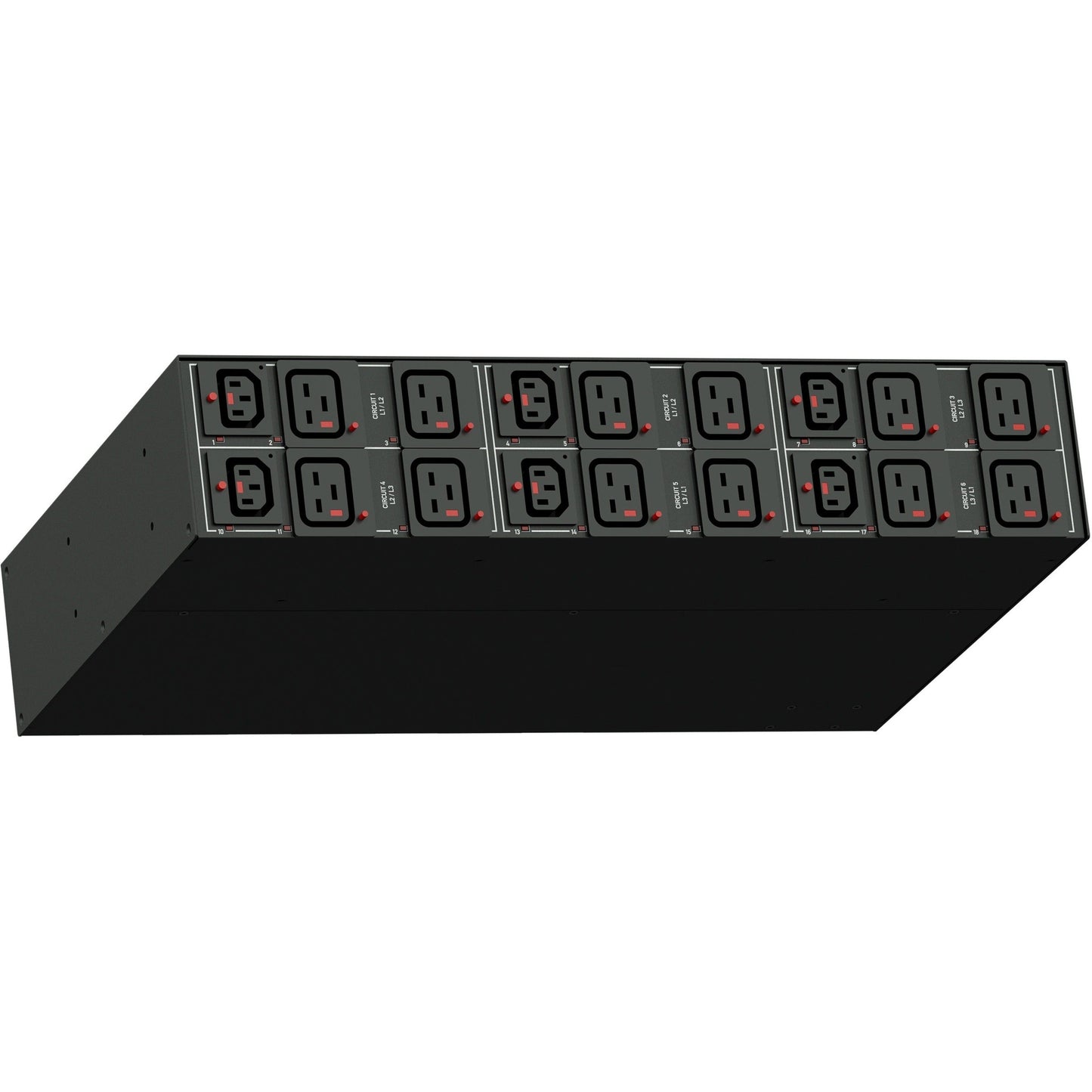 Raritan PX3-4611R-E2 (6) IEC320 C13 Locking (12) IEC320 C19 Locking PDU