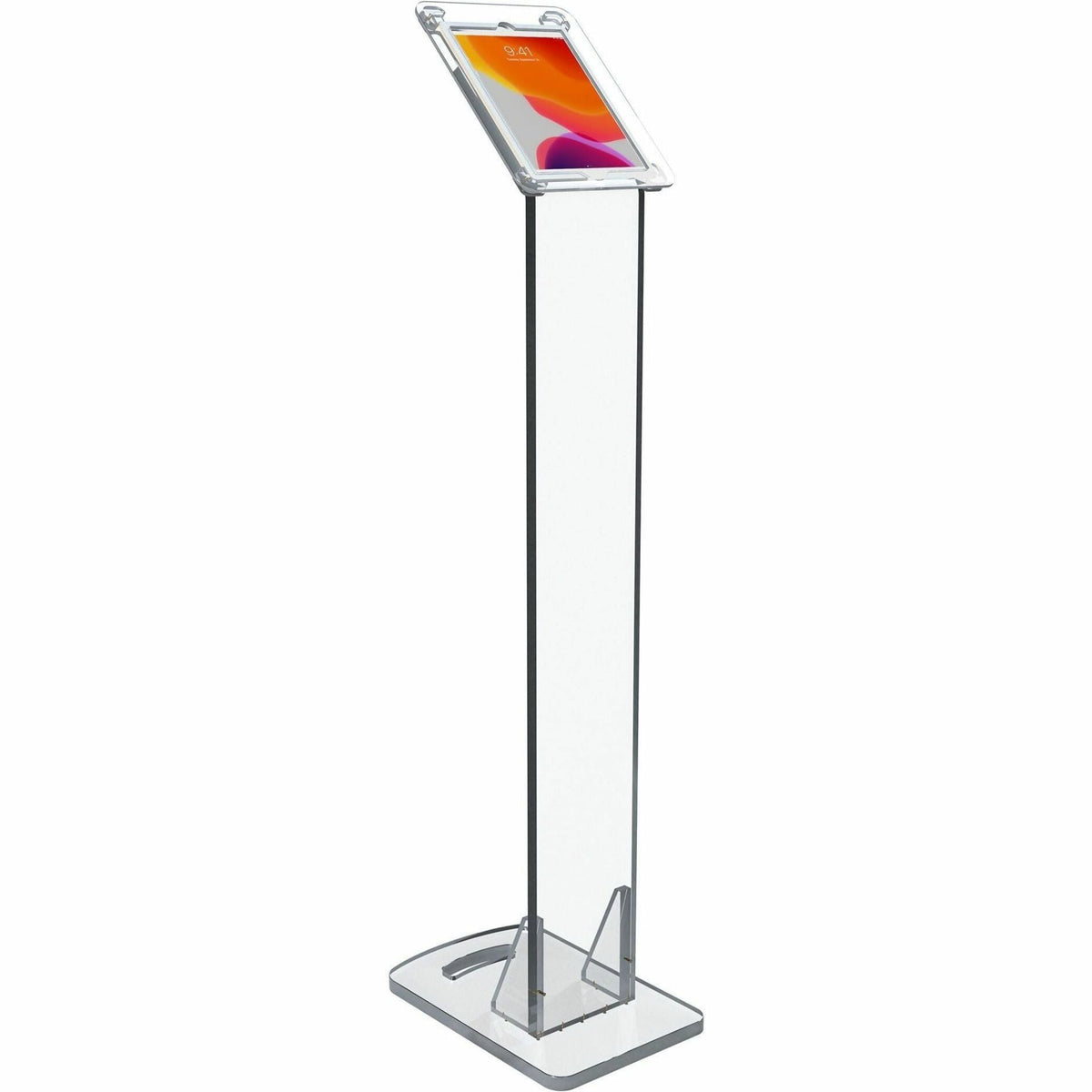 CTA Digital Premium Security Translucent Acrylic Stand for 10.2-inch iPad (7th/ 8th/ 9th Gen) & More