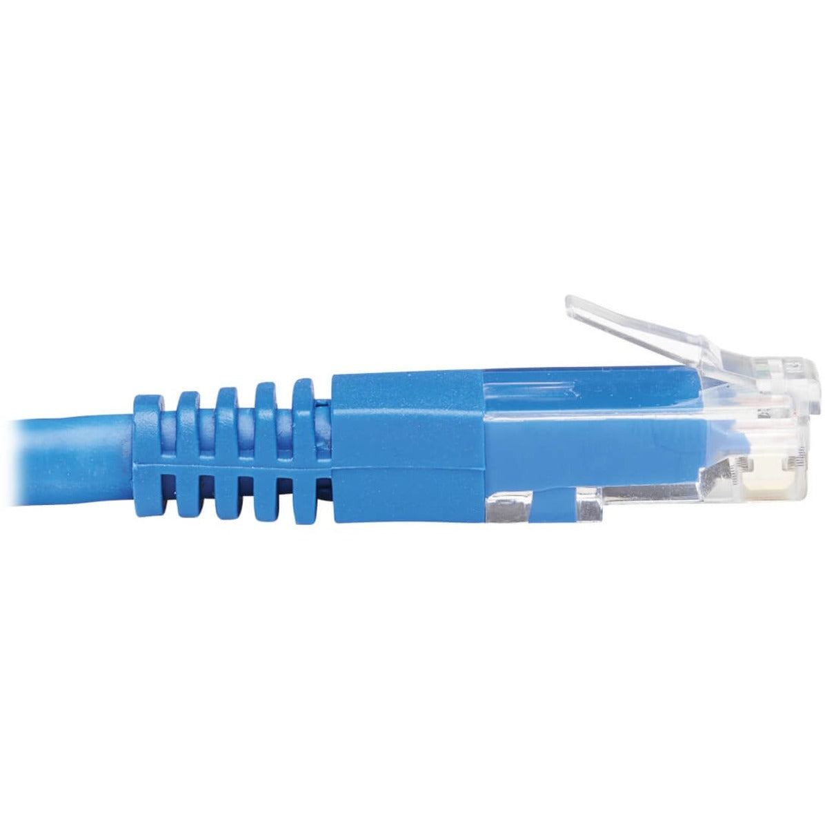 Tripp Lite Right-Angle Cat6 Gigabit Molded UTP Ethernet Cable (RJ45 Right-Angle M to RJ45 M) Blue 20 ft. (6.09 m)