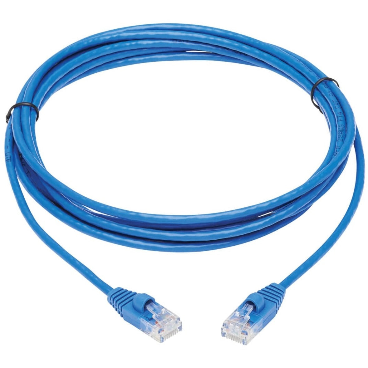 Tripp Lite Cat6a 10G Snagless Molded Slim UTP Ethernet Cable (RJ45 M/M) Blue 10 ft. (3.05 m)