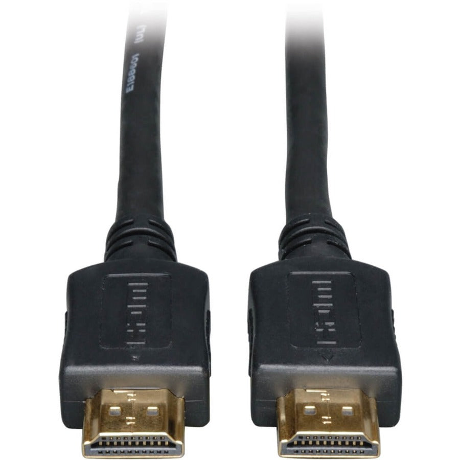 Tripp Lite High-Speed HDMI Cable with Ethernet (M/M) 4K No Signal Booster Needed Black 50 ft.