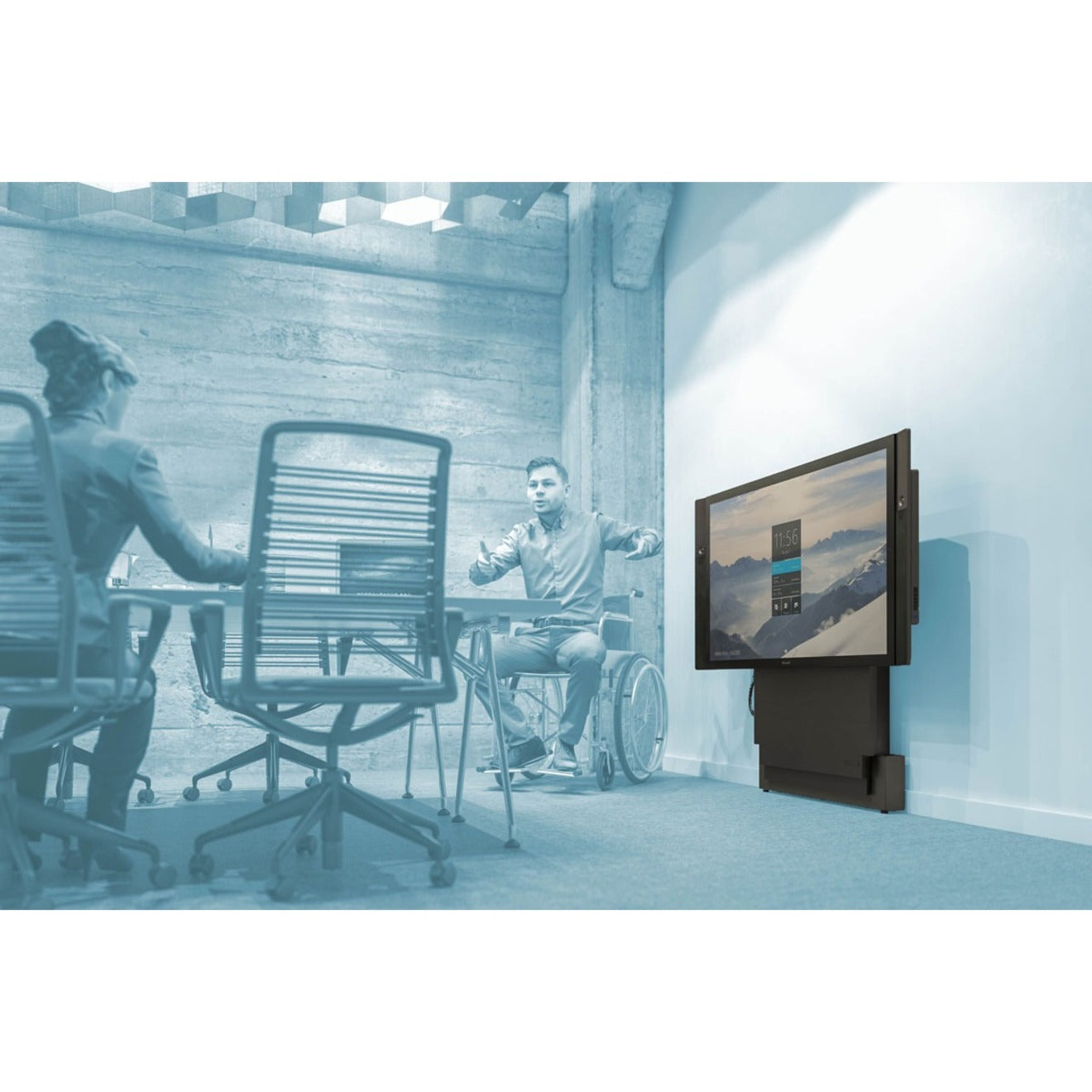 Salamander Designs Large Electric Lift Wall Display Stand