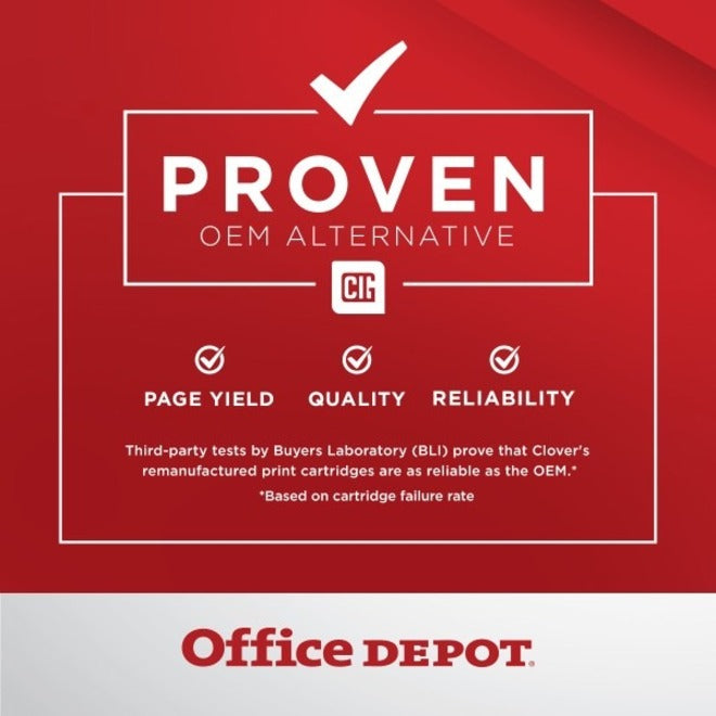 Office Depot® Brand Remanufactured Cyan Toner Cartridge Replacement For HP M254C