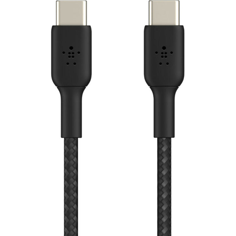 Belkin BoostCharge Braided USB-C to USB-C Cable (1 meter / 3.3 foot Black)