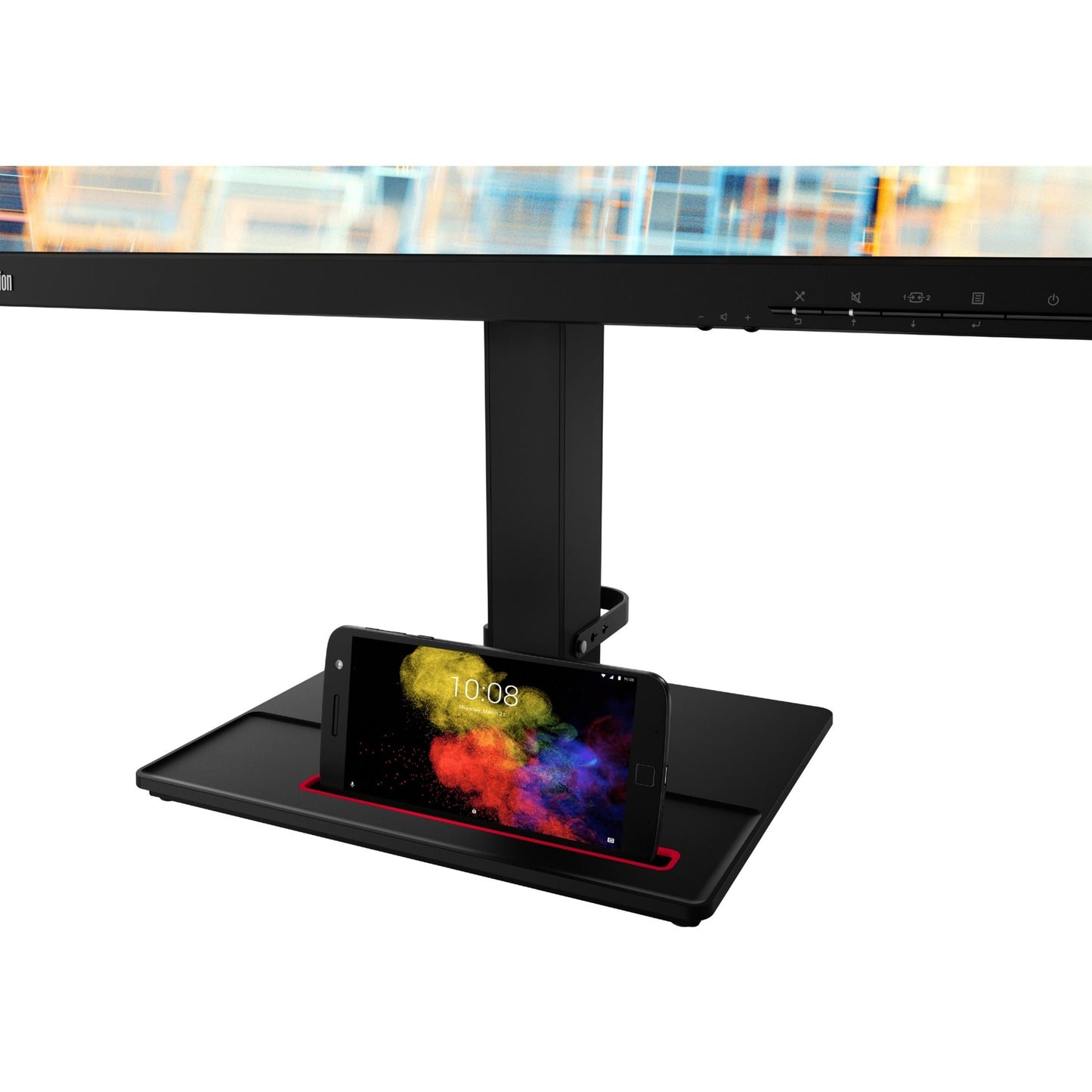 Lenovo ThinkVision T22v-20 21.5" Webcam Full HD LCD Monitor - 16:9 - Raven Black
