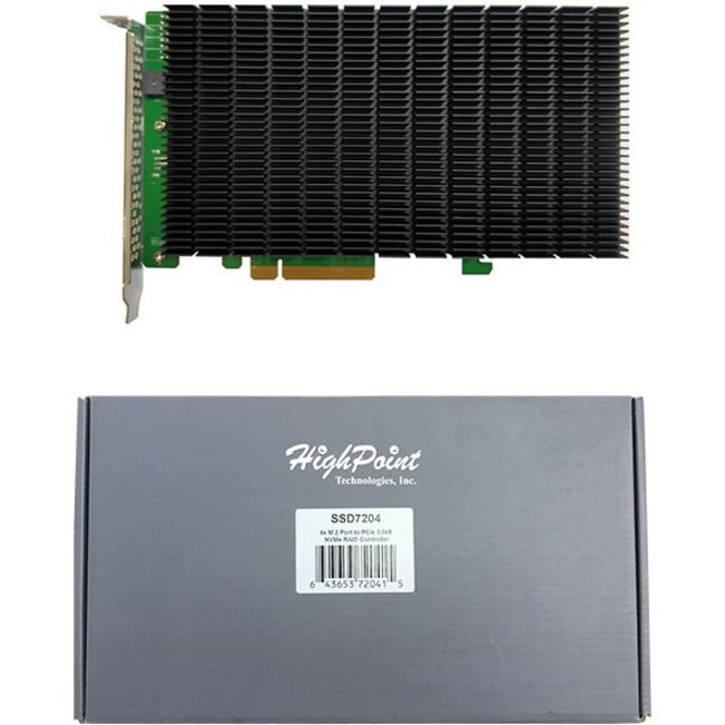 HighPoint SSD7204 - Industry's Best Cost/Performance NVMe RAID Controller