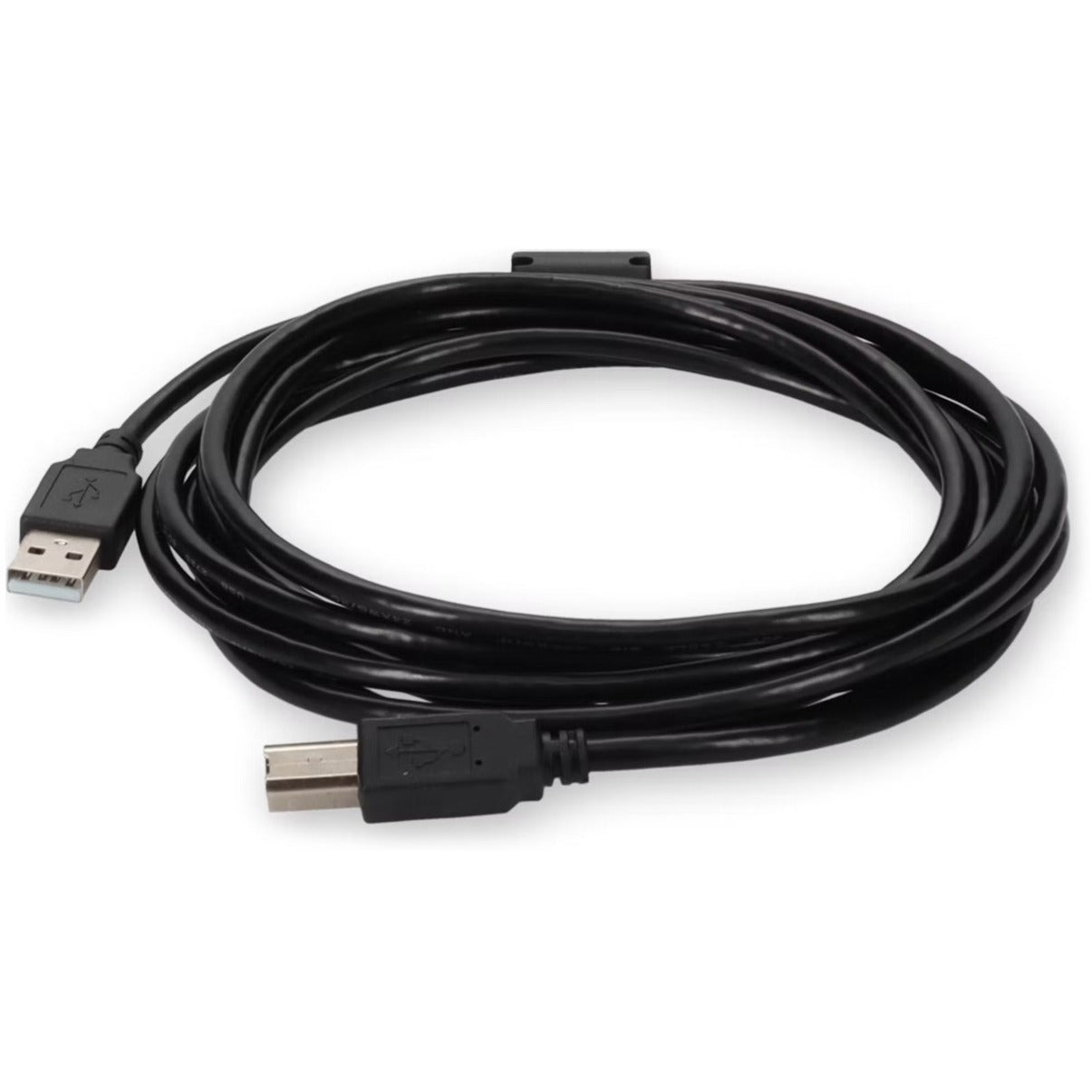 AddOn 3m USB 2.0 (A) Male to USB 2.0 (B) Male White Cable