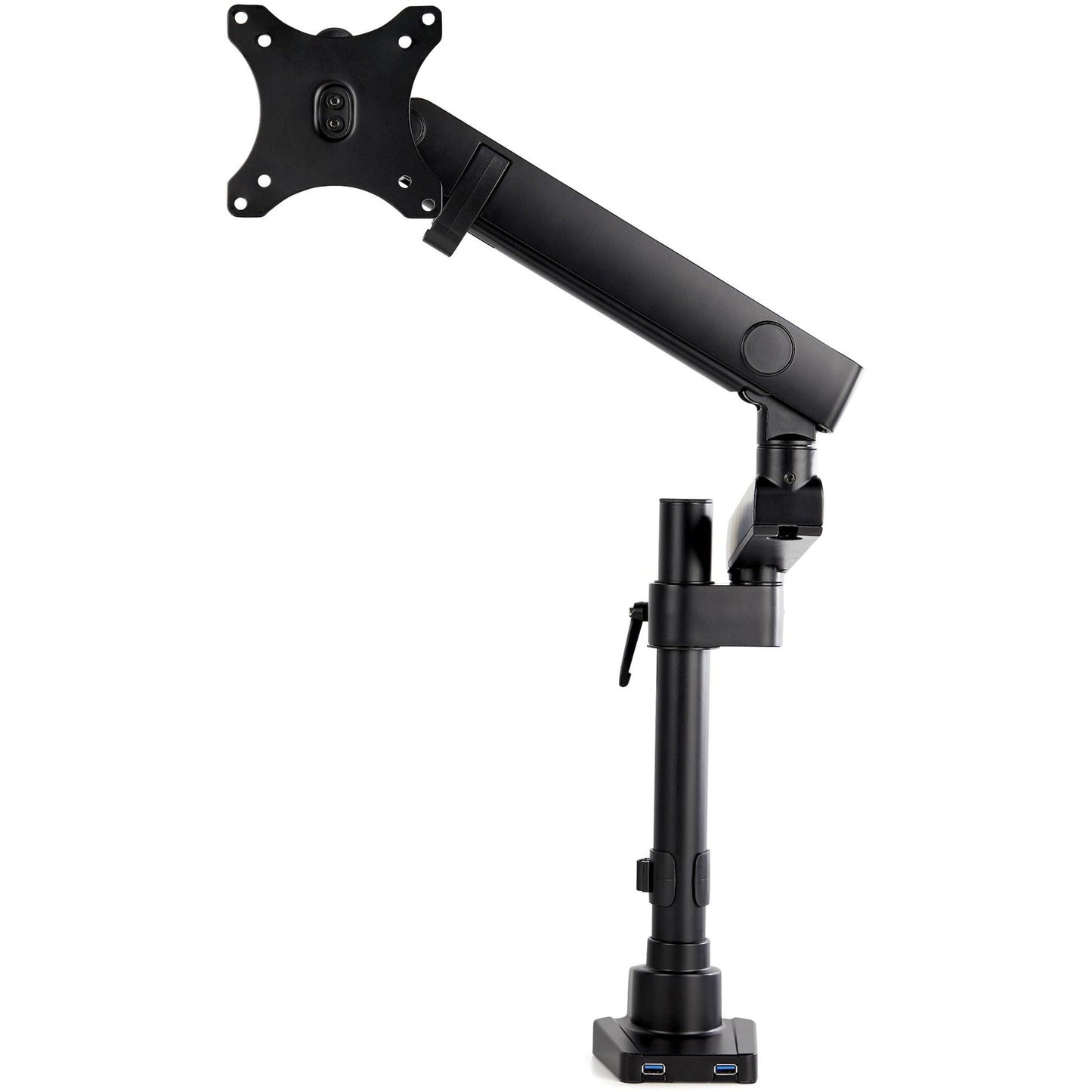 StarTech.com Desk Mount Monitor Arm with 2x USB 3.0 ports Full Motion Monitor Mount up to 34" (17.6lb/8kg) VESA Display C-Clamp/Grommet
