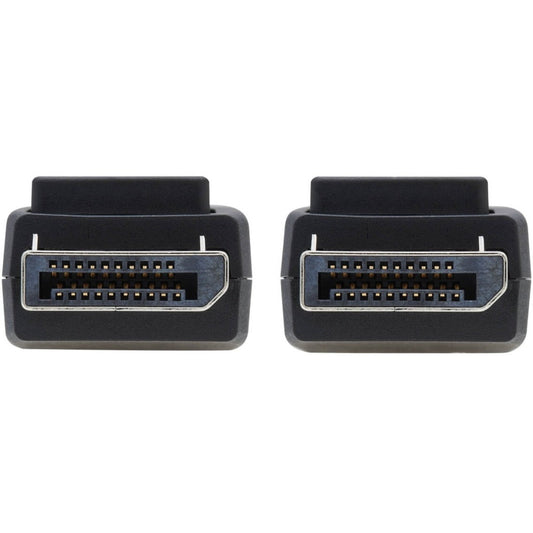 Tripp Lite DisplayPort 1.4 Cable with Latching Connectors 8K (M/M) Black 6 ft. (1.8m)
