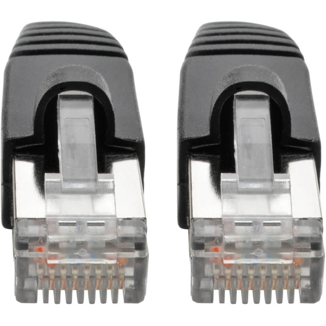 Tripp Lite Cat6a 10G Snagless Shielded STP Ethernet Cable (RJ45 M/M) PoE Black 12 ft. (3.66 m)
